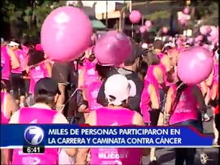 Miles corrieron contra el cáncer de mama este domingo