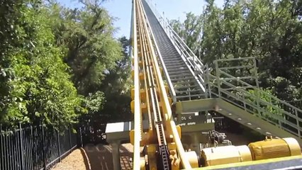 Steel Eel Front Seat on-ride HD POV SeaWorld San Antonio