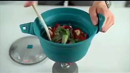 A very Creative aned Space saving Camping Gear