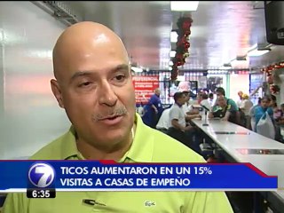 Ticos aumentaron en un 15% las visitas a casas de empeño  