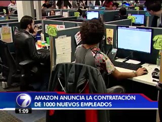 Amazon busca llenar 1.000 plazas con motivo de expansión de operaciones