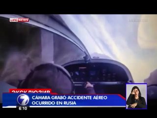 Video capta accidente aéreo en el que murió un piloto en Rusia