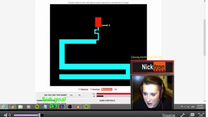 NICKTRON PLAYING SCARY MAZE GAME