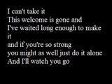 Can't Take it - The All American Rejects (with lyrics)