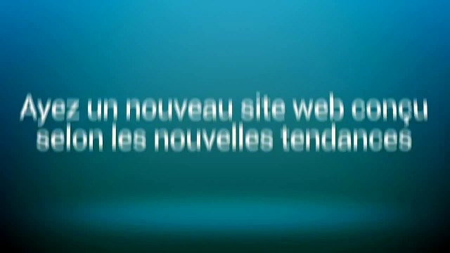 Vidéo de présentation de notre service de conception de site web