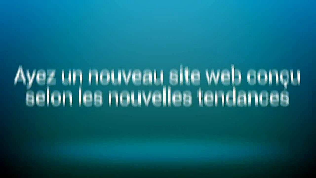 Vidéo de présentation de notre service de conception de site web