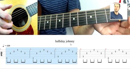 Tutoriel guitare - Johnny Halliday - Le penitencier