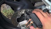 Rear Brake Service on my CBR 600 F4i