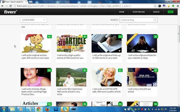 How to Earn $500/day Providing Article Writing Services on Fiverr?