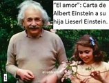 “El amor”: Carta de Albert Einstein a su hija  Lieserl Einstein.