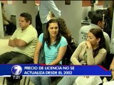 Subir precio para sacar o renovar licencia sería la salida para ampliar el servicio  