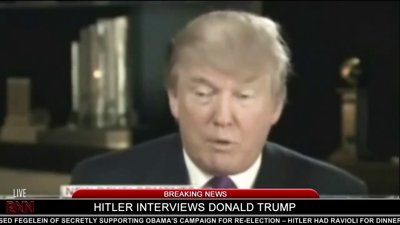 Hitler interviews Donald Trump