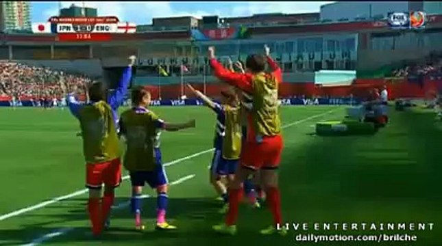 1-0 Aya Miyama Goal | Japan vs England World Cup Semi Final 01.07.2015