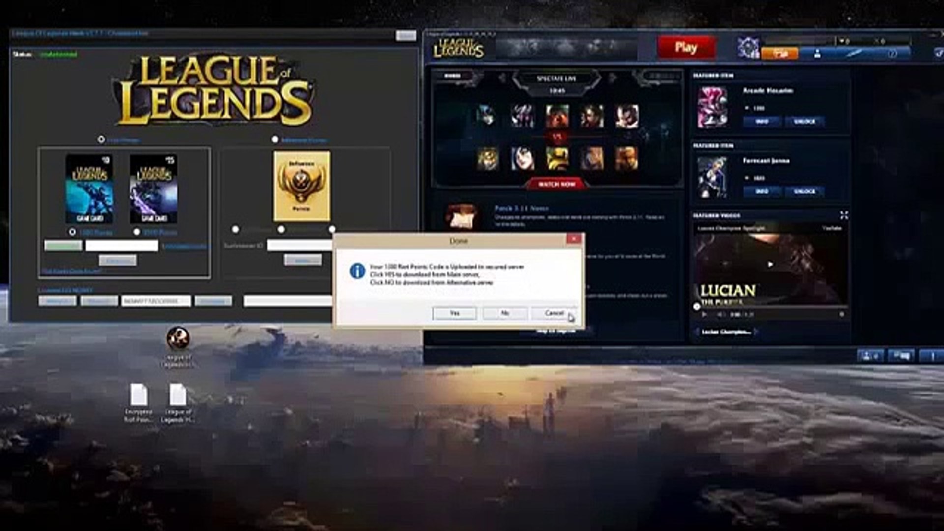 League of Legends Riot Points Generator - Riot & Influence Points - LoL  Free RP - video Dailymotion