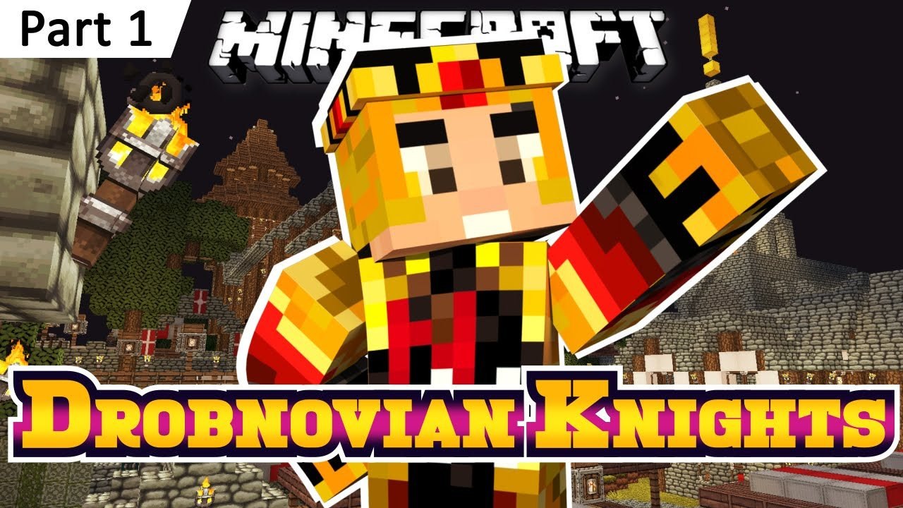 Minecraft Drobnovian Knights Adventure Map Part 1 Gameplay by ...