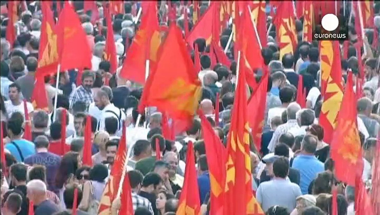Les communistes grecs mobilisés "contre l'Europe" à Athènes