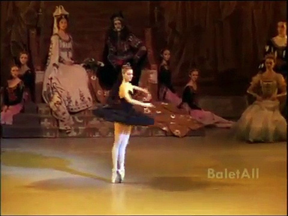 Mariinsky Ballet Principal Dancer Alina Somova Swan Lake 2008 Black Swan Fragment