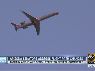 Arizona senators urge flight path changes