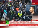 ANTI-AUSTERITY RIOTS! VIOLENT Clashes in Madrid as THOUSANDS surround Spanish Congress!