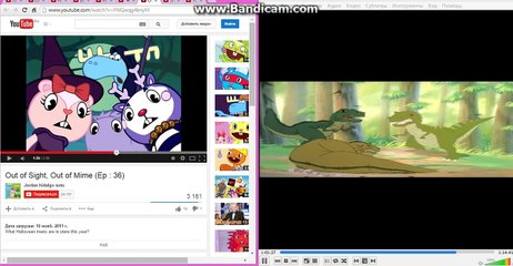 Happy tree friends Meet Land Before time