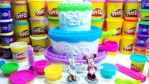 Play Doh Cake mountain Disney Minnie Mouse Lollipops Playdough toys