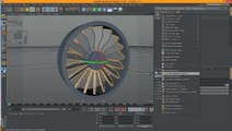Cinema 4D Tutorial: Make a Jet Turbine spin (Motor/Connector tutorial)