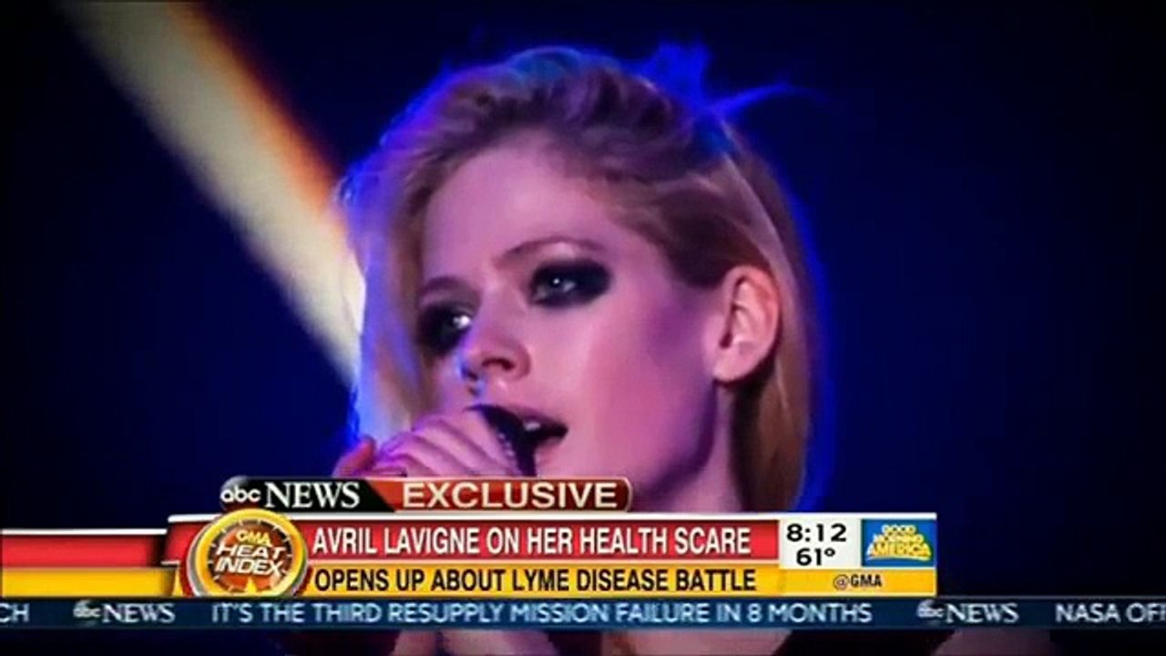 Avril Lavigne crying for the first time in an interview cause of Lyme Disease