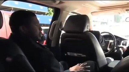 Usher - Moving Mountains Rehearsal in the Car