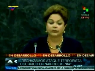 Dilma Rousseff en la ONU 24 09 2013
