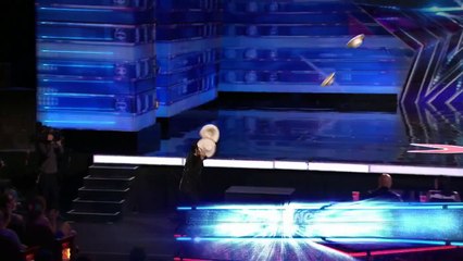America's Got Talent 2015 S10E06 Paul Ponce Amazing Hat Juggler Performs Before His Parents