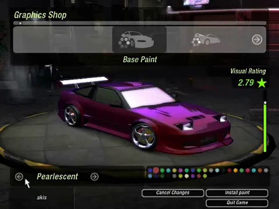 Need For Speed Underground 2 240SX  Tuning