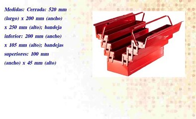 Laser 3487 - Caja de herramientas 7 cajones, 21-inch