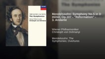 Mendelssohn: Symphony No.5 in D minor, Op.107 - 