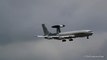 NATO Boeing E-3A Sentry (AWACS) amazing approach & landing at NATO Air Base Geilenkirchen (HD)