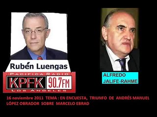 16nov2011 Jalife Rahme hace comentario  de triunfo en encuesta de AMLO  2/2