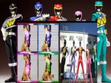 Compilation Power ranger Dino Charge VS Zyuden Sentai Kyoryuger Red Ranger Fighting Comparison 2015