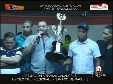 Programa-TECNODEPORTES 22 JUNIO 2015 4to. Dia del TORNEO-INTER-REGIONAL 2015 y la Gran Premiacion a los Ganadores de Dicho Torneo en San Fco. de Macoris.