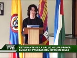 ESTUDIANTE DE LA SALLE OBTUVO PRIMER LUGAR EN PRUEBAS DEL ICFES A NIVEL MUNICIPAL