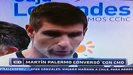 Martín Palermo elogió crecimiento de la selección y a Paolo Guerrero como "el mejor 9" (VIDEO)