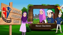 never talk at back English Cartoons Islamic cartoon for children