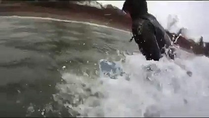 Surfing at Endicott College Beverly, MA