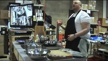 Tom Kerridge is making Steak using Demeyere Frying Pan at Demeyere Demo - www.aolcookshop.co.uk