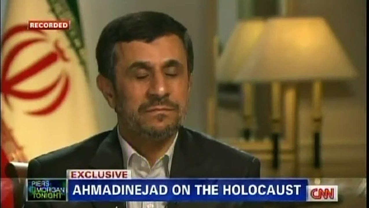 Piers Morgan Interviews Ahmadinejad about the Holocaust
