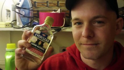 Antics 101 Flaming EVERCLEAR 190 Proof shot gone wrong! Funny!