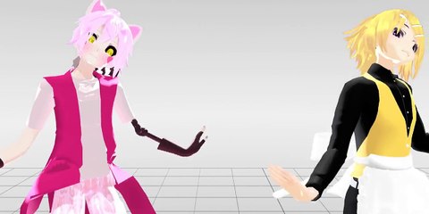 [MMD x FNAF]- Chica, Mangle, Pupрet (ECHO)
