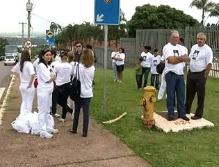 Jornal local: Protesto TJ