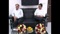 Shri Ratan Tata and Shri Cyrus Mistry meeting Shri Narendra Modi in Gandhinagar