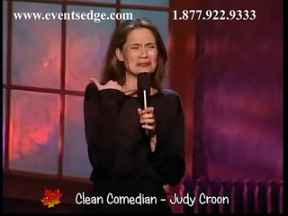 Hire one of the Clean Comedians by Events Edge-Judy Croon