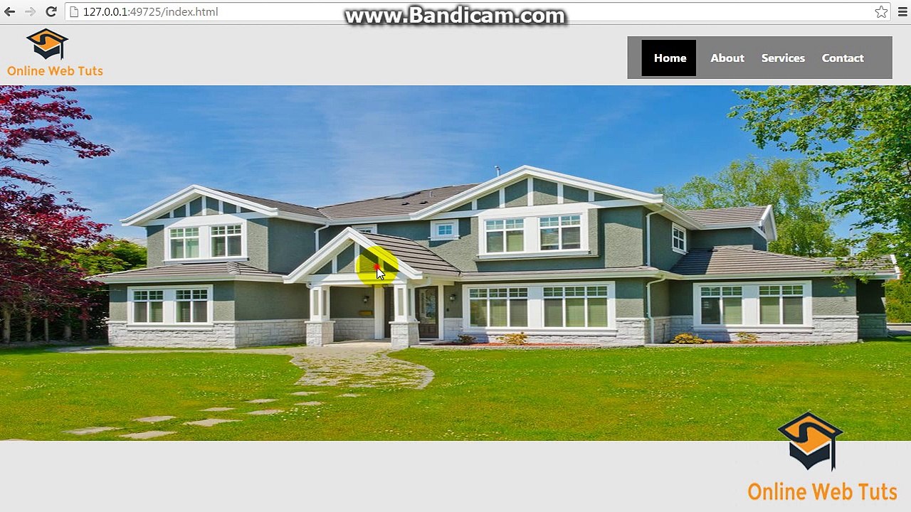 Online Web Tutorials  In Urdu Designing the website Part 20