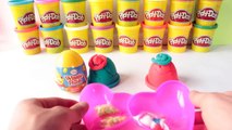 best Play doh Surprise Eggs Barbie Mickey Mouse HELLO KITTY Winnie the Pooh egg animal